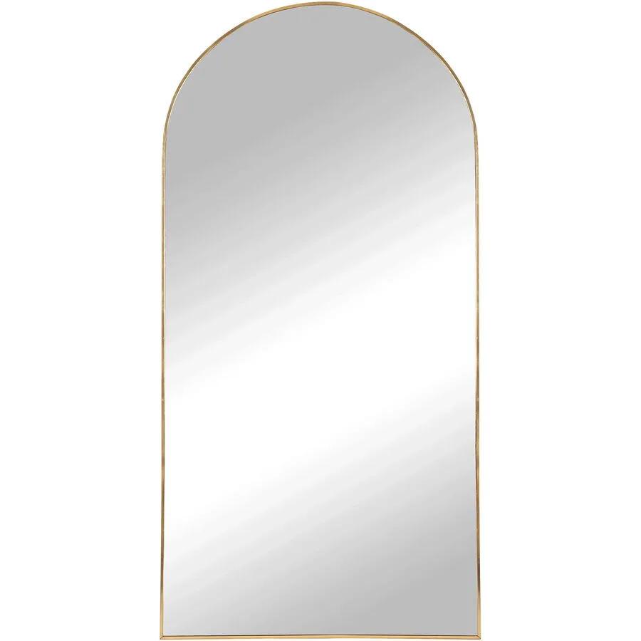 Wandspiegel Gavelo messing Aluminium/Glas Oval B 90 H 180 cm