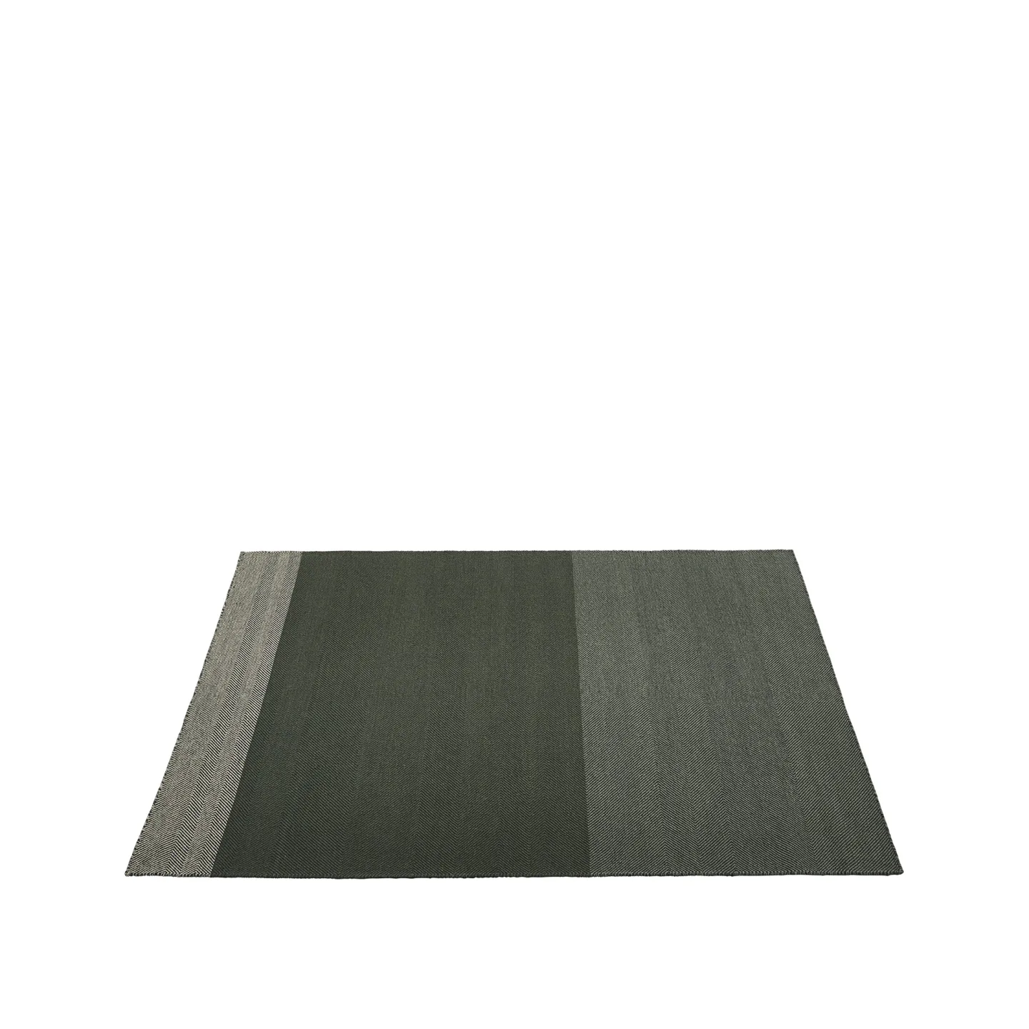 Muuto - Varjo Rug, 170 x 240 cm, Dark Green - Ullmattor - Tina Ratzer - Beige