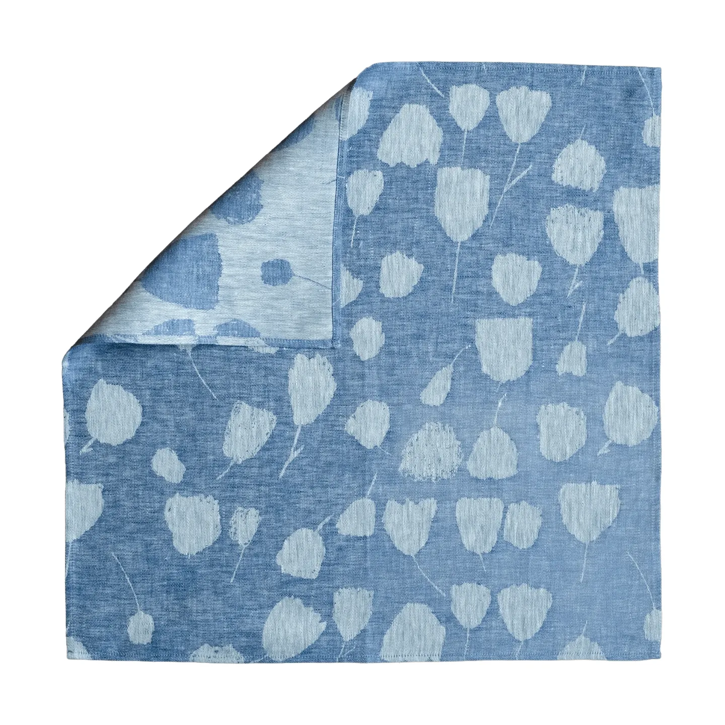 Fine Little Day Bouquet Geschirrtuch 58 x 58cm Blau-Offwhite