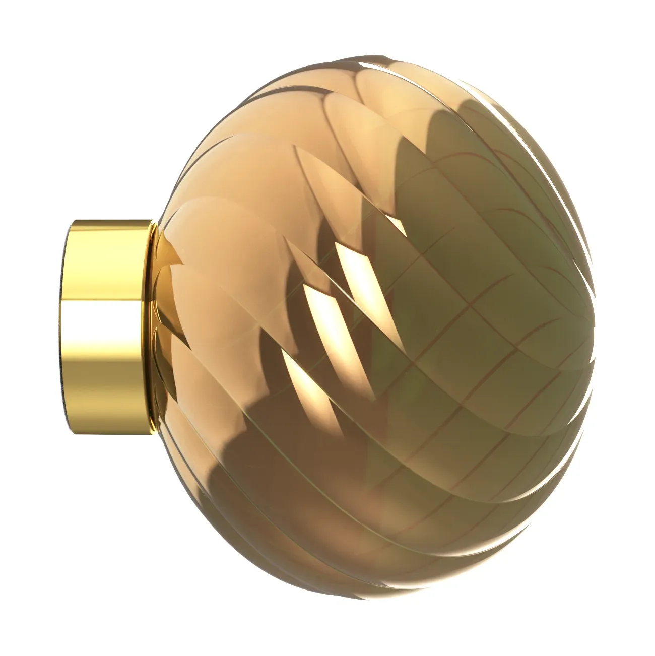 Tom Dixon Whirl Wandleuchte Ø30 cm Gold