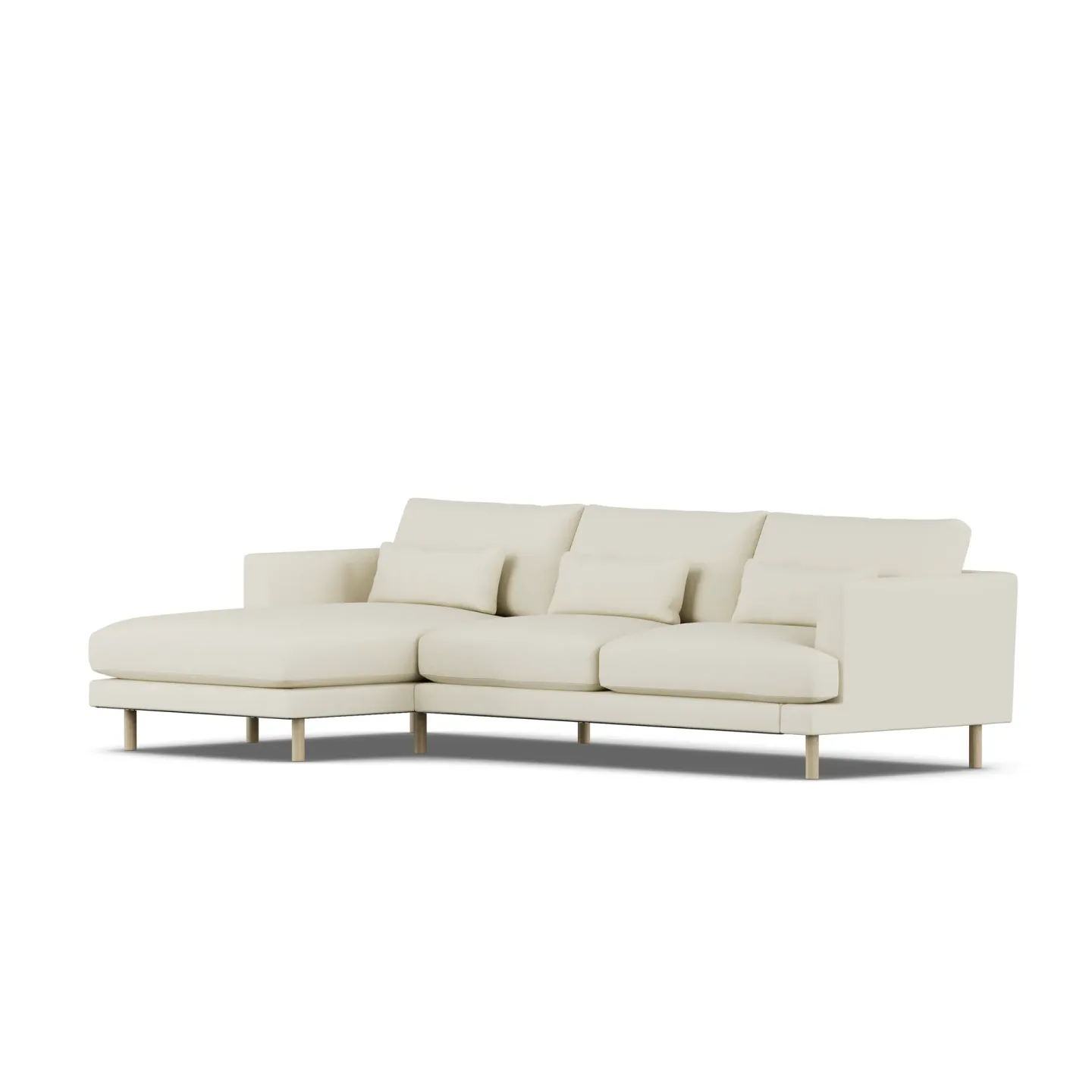 1898 Bredhult Sofa Oslo Nature 1540-Eiche weiß geölt, 2,5-sitzig C2
