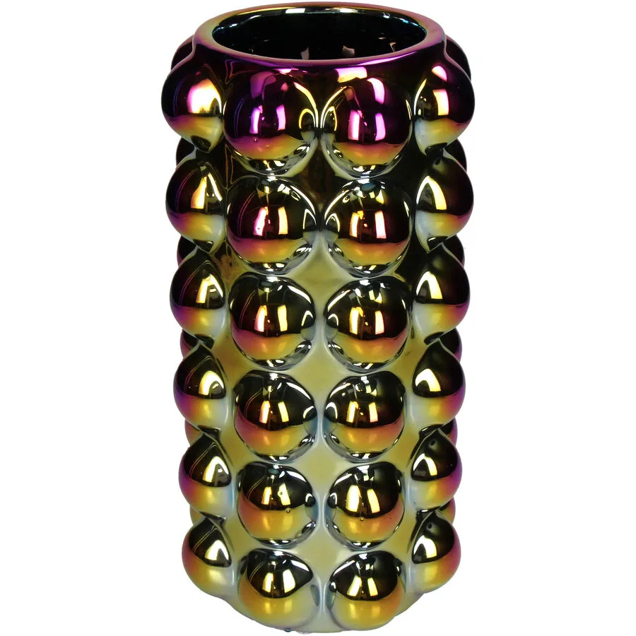 Vase Myko irisierend Feinsteinzeug D 13.8 cm H 27.5 cm