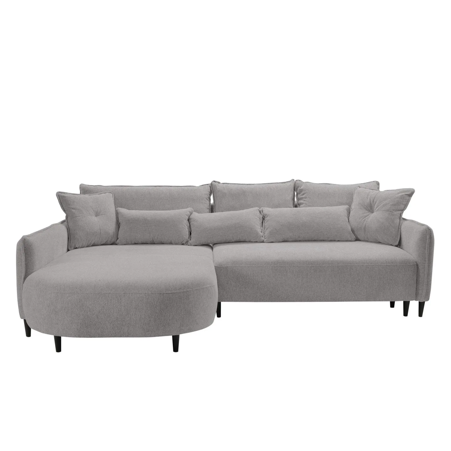 Bornalle 3-sits Bäddsoffa med divan - grå