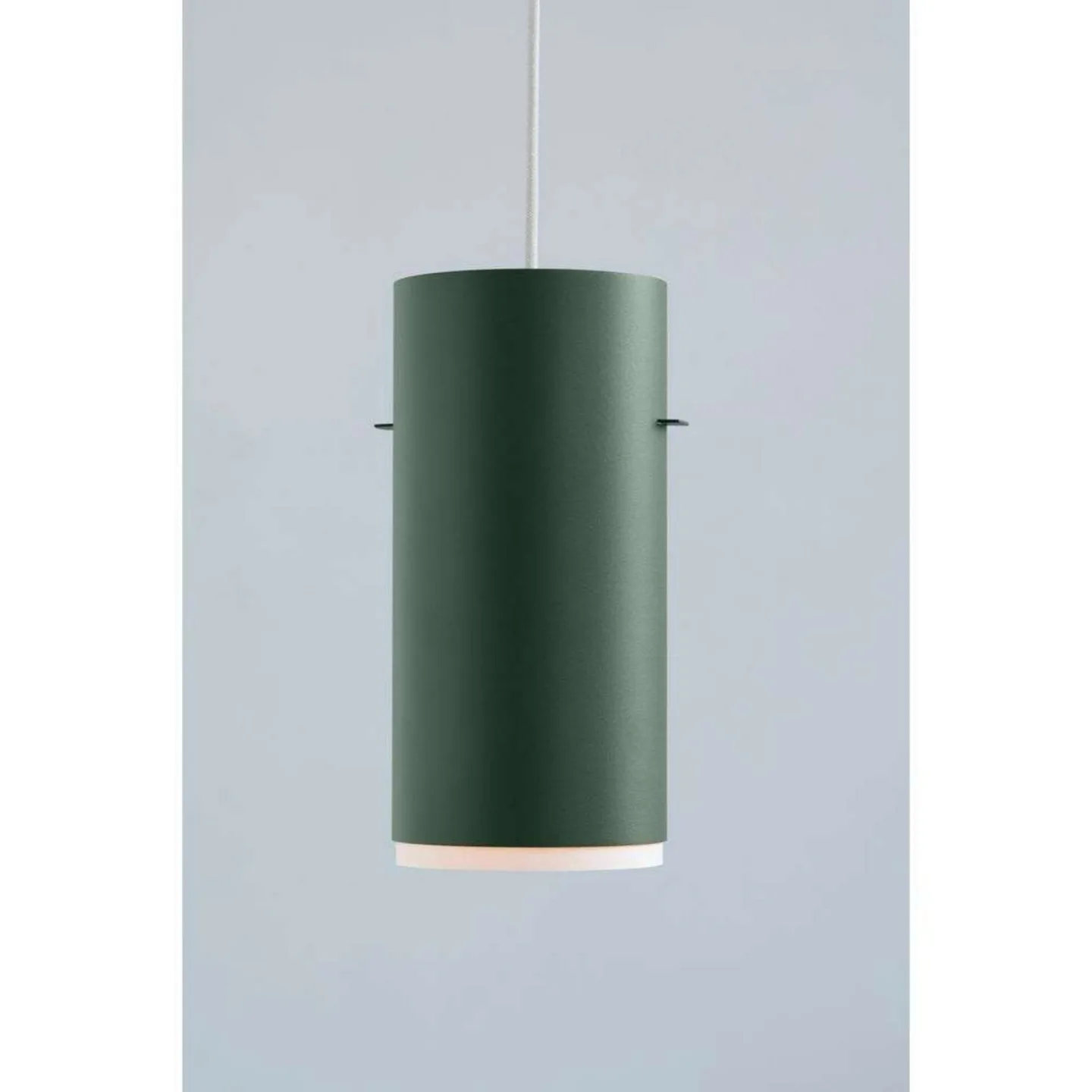 Tube Pendelleuchte Large Pine Green - Moebe - Wohnzimmer - Aluminium