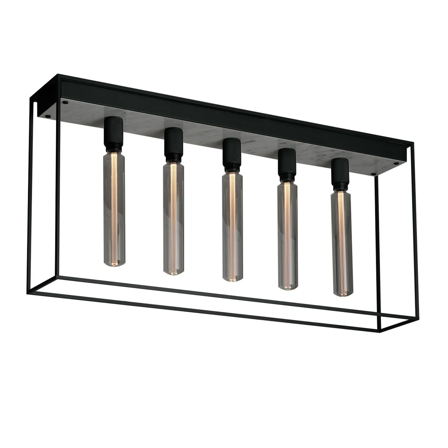 Buster + Punch - Caged Ceiling 5.0 - Polished White Marble - Plafonder - Massimo Buster Minale - Vit