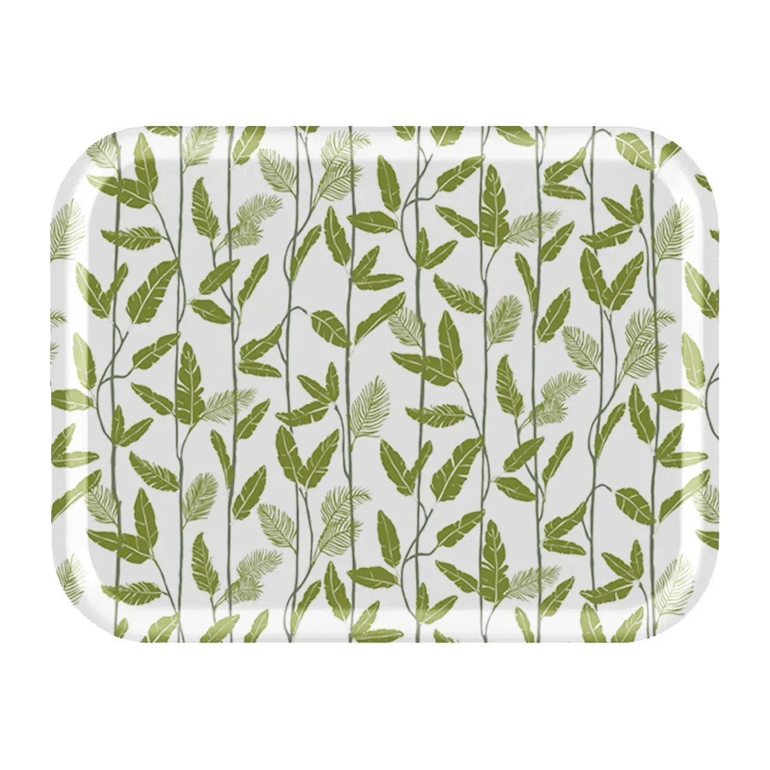 Åry Home Mougli Green Tablett 28 x 36cm Green-white