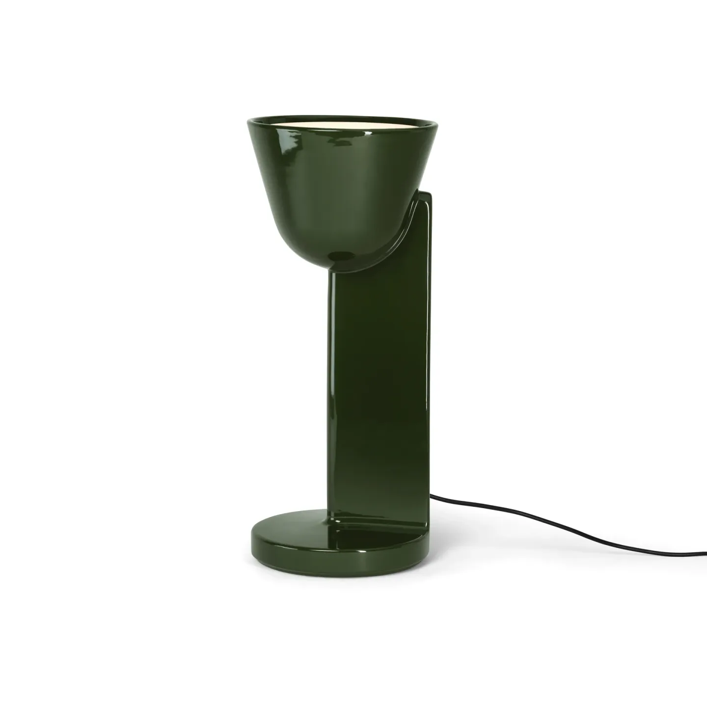 Flos Céramique Up Tischleuchte Moss green