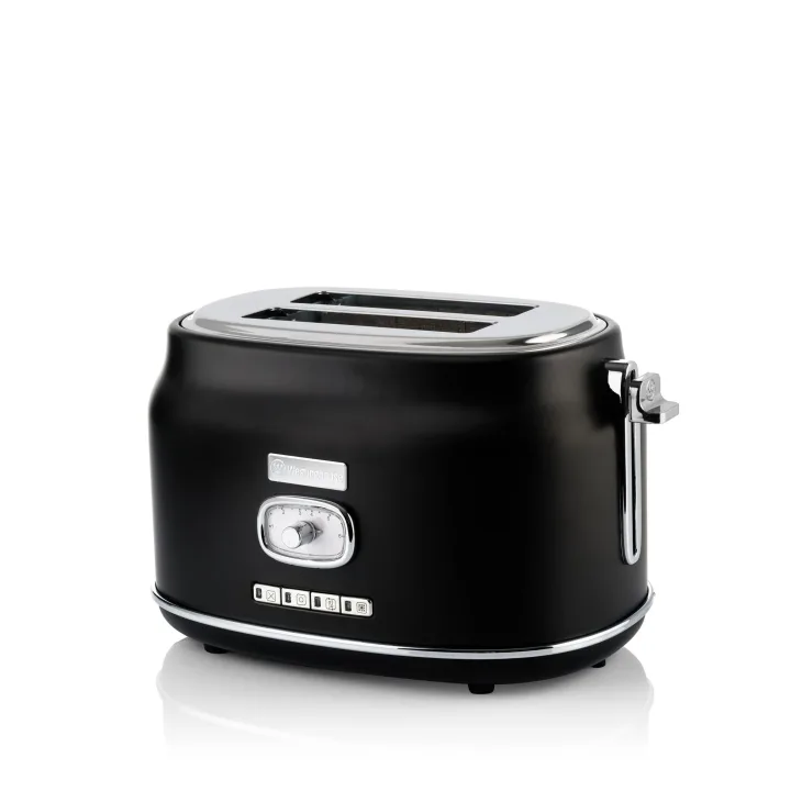 Westinghouse Retro Brødrister - 2 skiver - Svart