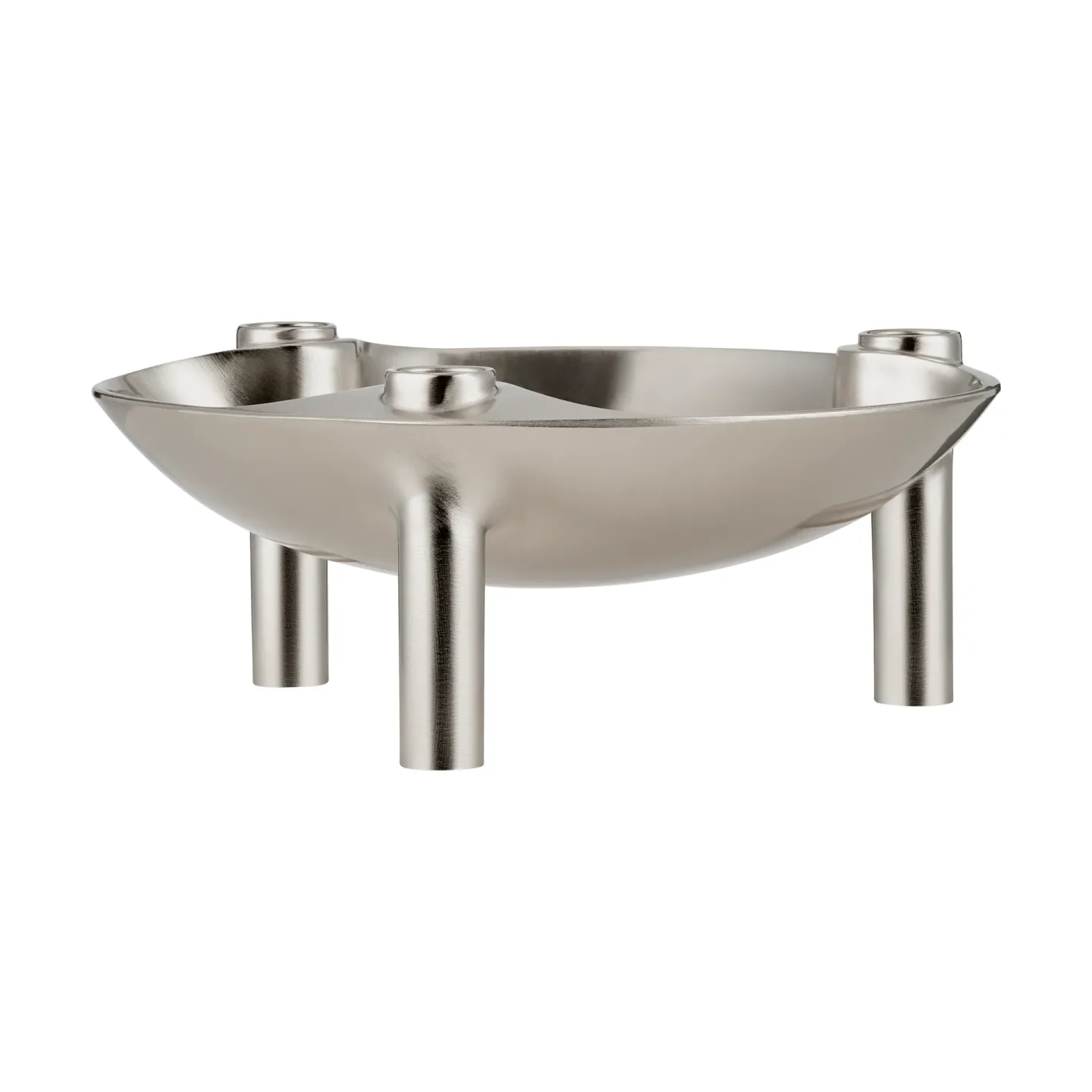 STOFF Nagel Nagel Schale Gebürstetes Chrom