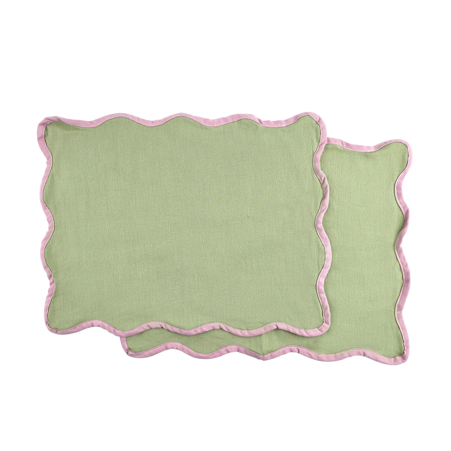 Bordbrikke 2-pakning - Yrsa (grønn) (Størrelse: 35 x 45 cm)