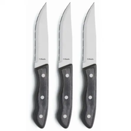 Amefa Hercule Grillmesser XXL 3er-Pack Schwarz