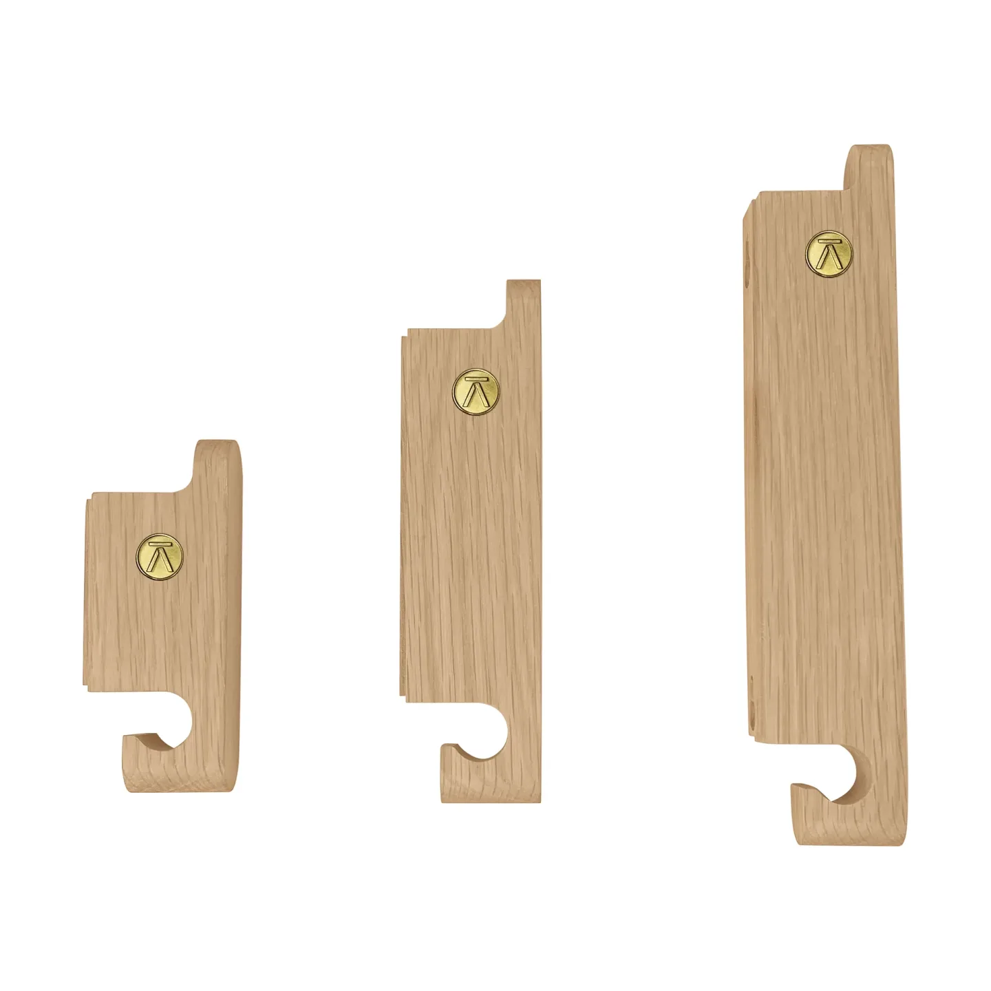 Andersen Furniture Multi Hooks Haken 3-er Set Oak