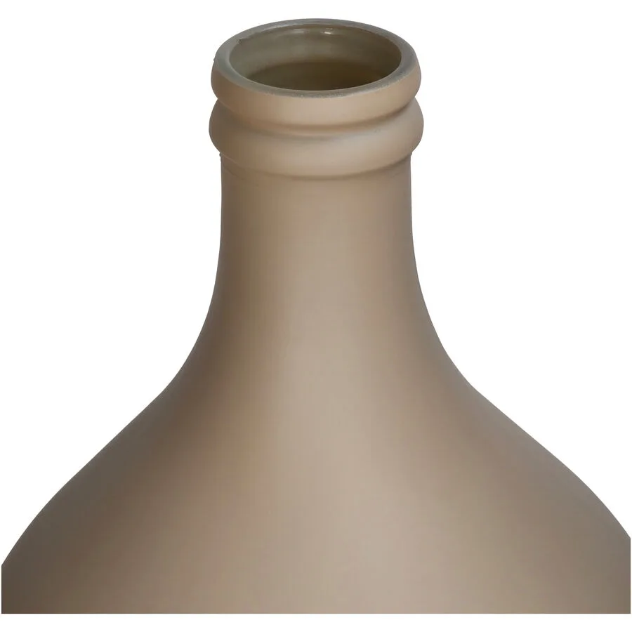 Vase Myko Beige Glas 43 cm