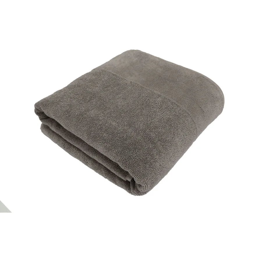 Living Home Duschtuch Softfeel anthrazit Baumwolle