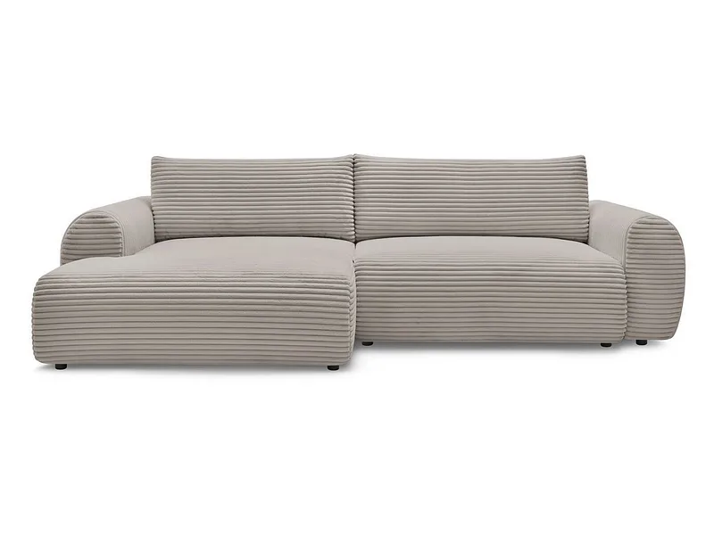 Ecksofa BOBOCHIC LUCIEN Cord-Stoff taupe