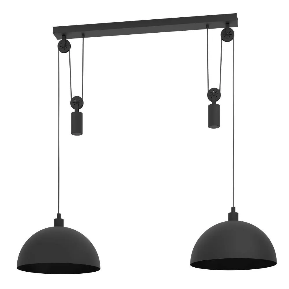 Eglo - Winkworth 118cm - Taklampa - Svart