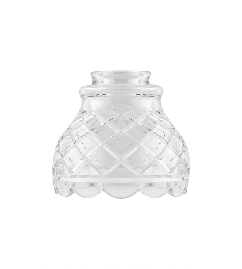 Karlskrona lampfabrik - Slipad klockskärm 60/130 - Tillbehör - Transparent