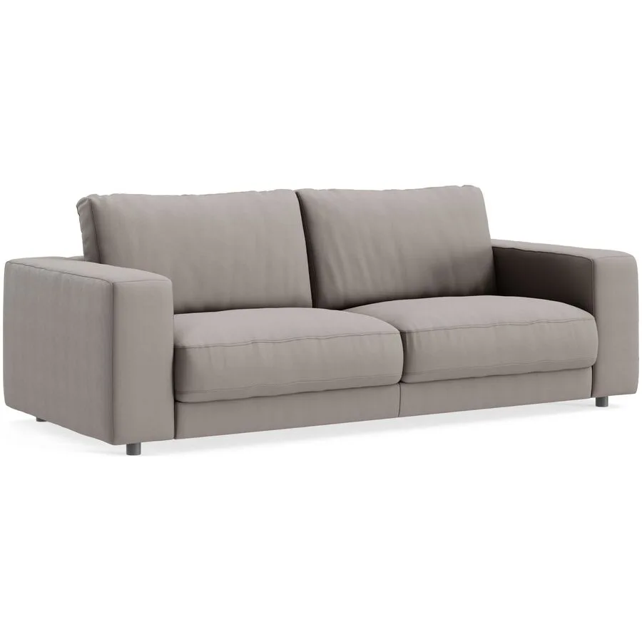 Sofa Ava Bezug: 100% Polyester silver B 230 T 107 cm - Möbel Konfigurator: Traummöbel individuell zusammenstellen