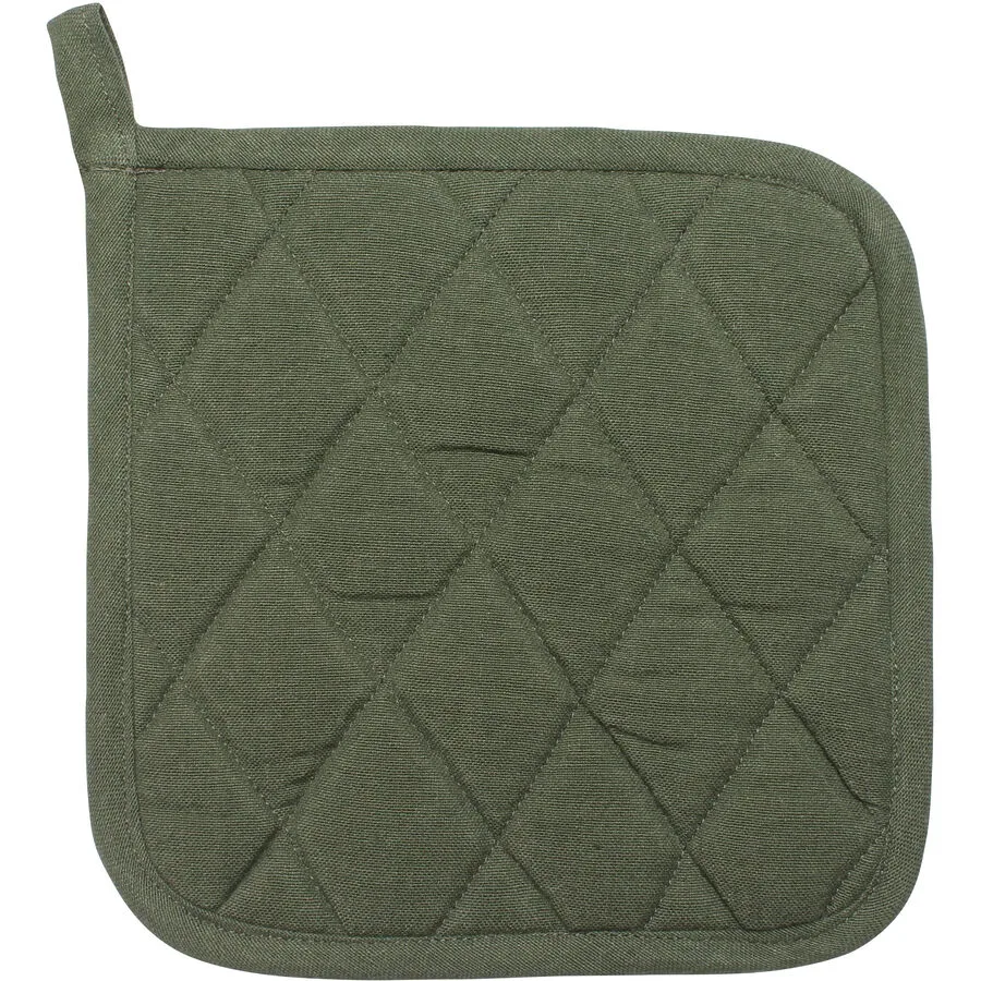 Topflappen Amalfi Grün Baumwolle 20 cm 20 cm