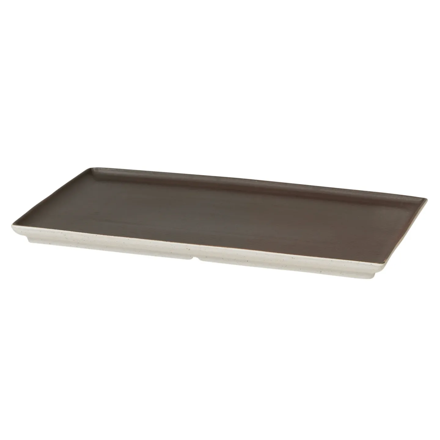 Broste Copenhagen Eli Teller 15 x 26cm Matte charcoal
