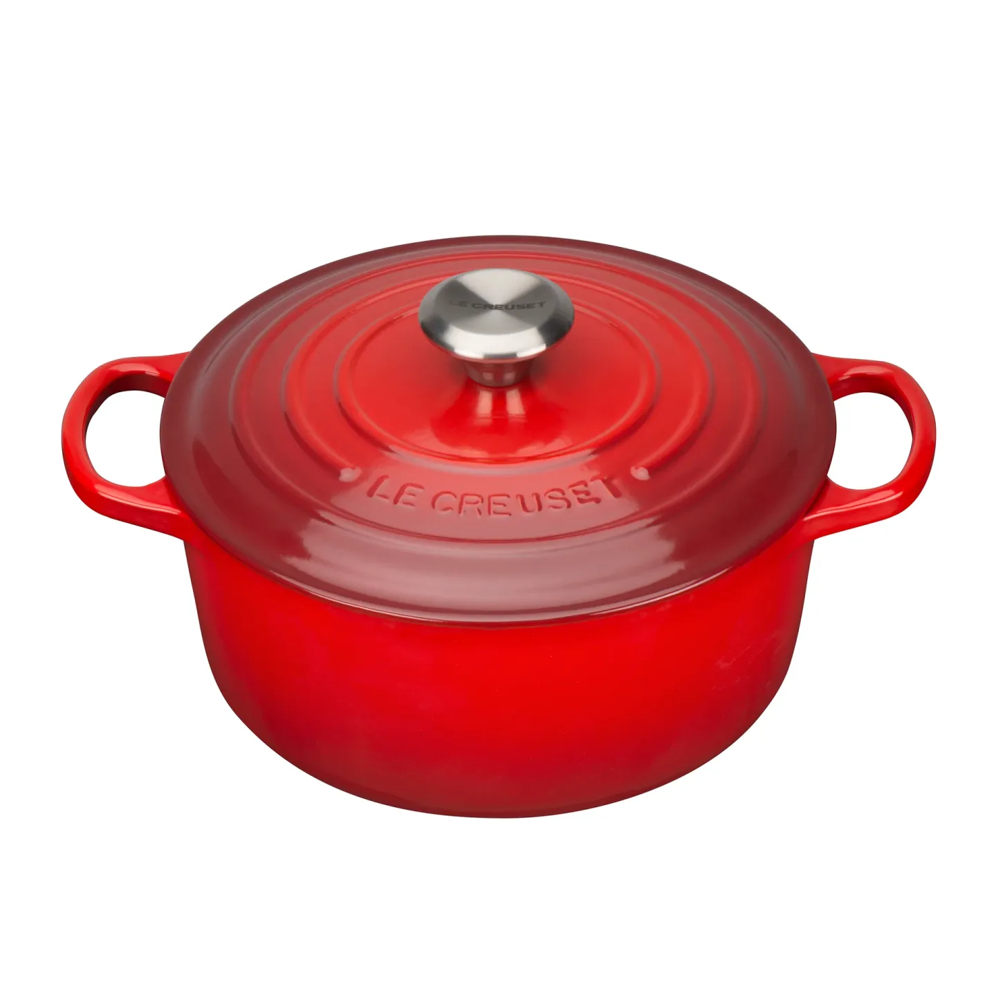 Le Creuset Le Creuset Signature rund gryta 4,2 l Cerise