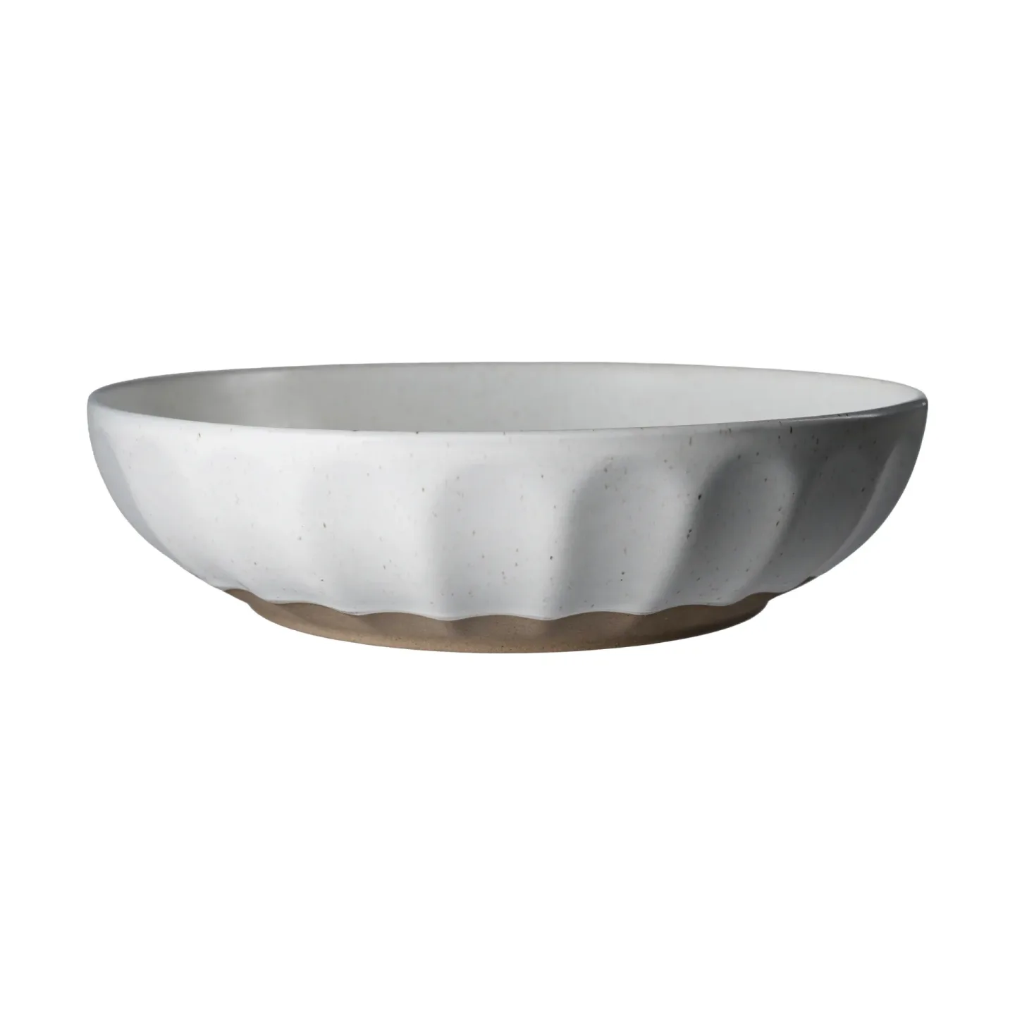 ERNST Ernst Steingutschüssel Weiß-natur, Ø24 cm