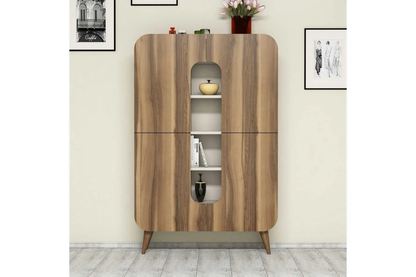 Hovdane Förvaringsskåp 108 cm - Brun
