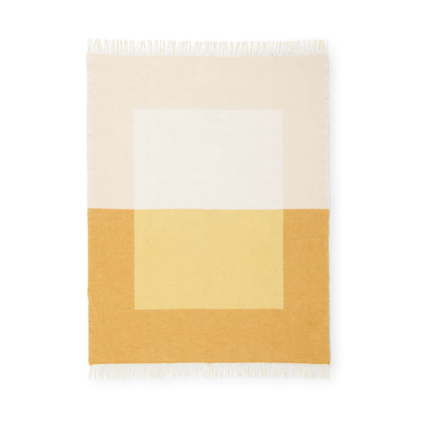 Northern Echo Wolldecke 130 x 170cm Yellow
