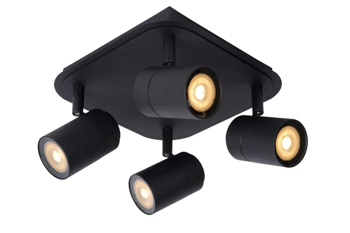 Lucide - Lennert 22cm - Badrumslampa - Svart