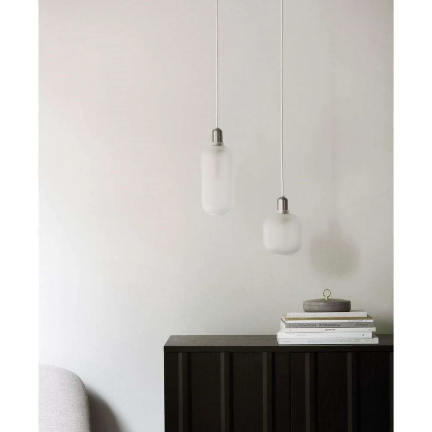 Amp Taklampa Small Matt/White - Normann Copenhagen - Vardagsrum - Glas