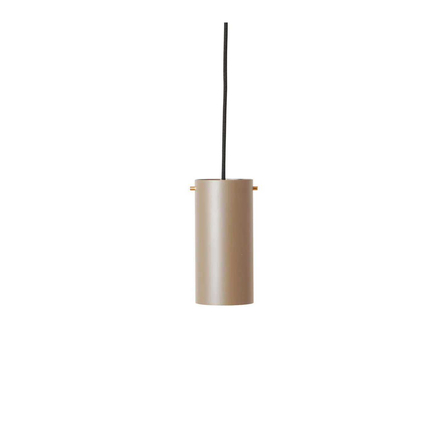 Rubn - Volume 1 Pendant Medium - Soil Grey/Brass - Pendellampor - Niclas Hoflin