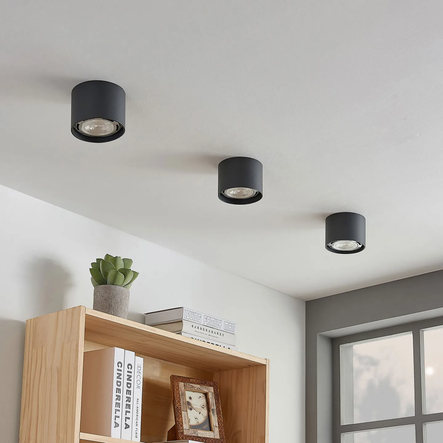 Mabel Plafond Grå - Arcchio - Kök - Modern - Aluminium - Rund