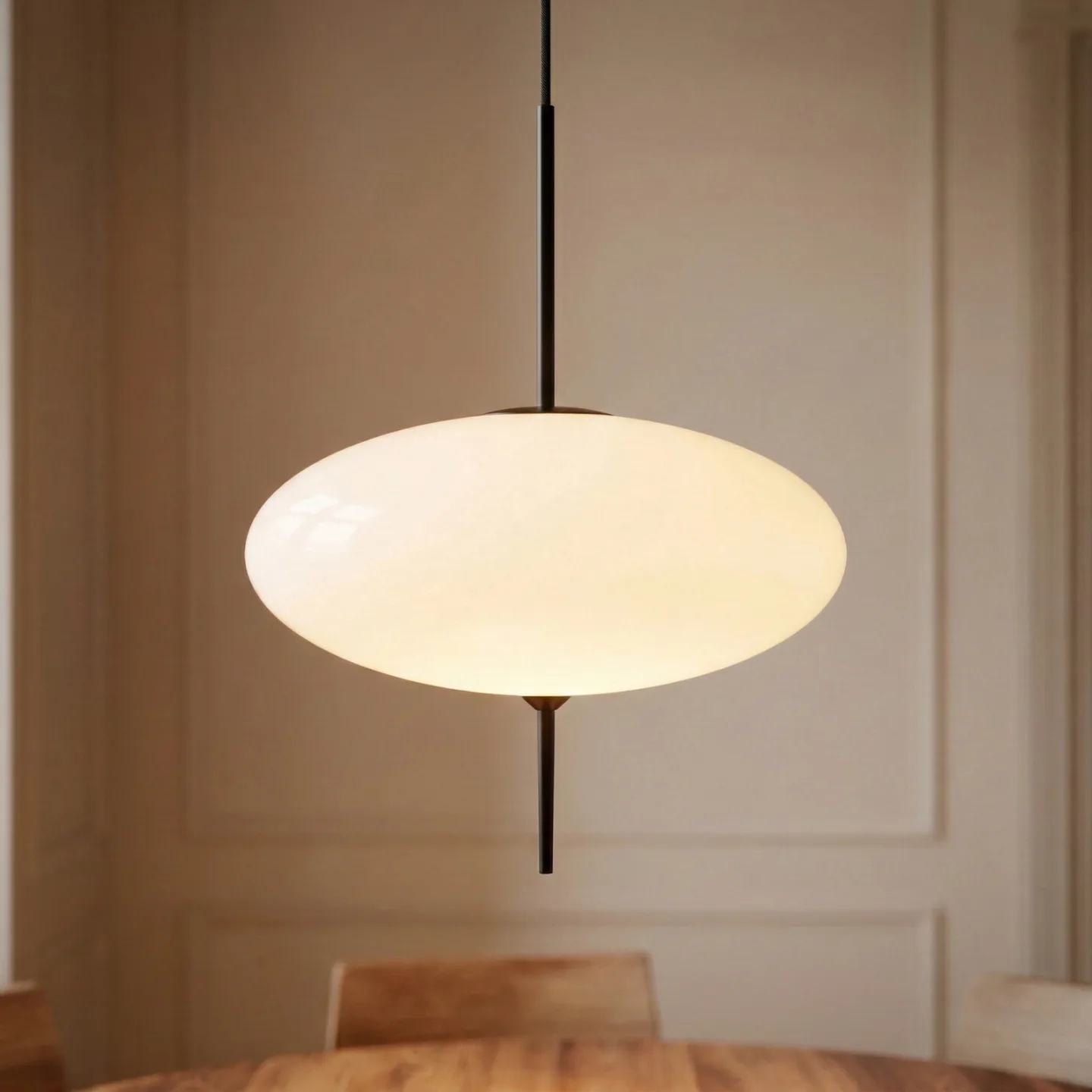 Hikari Hängeleuchte, weiß, Ø 30 cm, E14, Glas - Lindby - Esszimmer - Modern - Einflammig