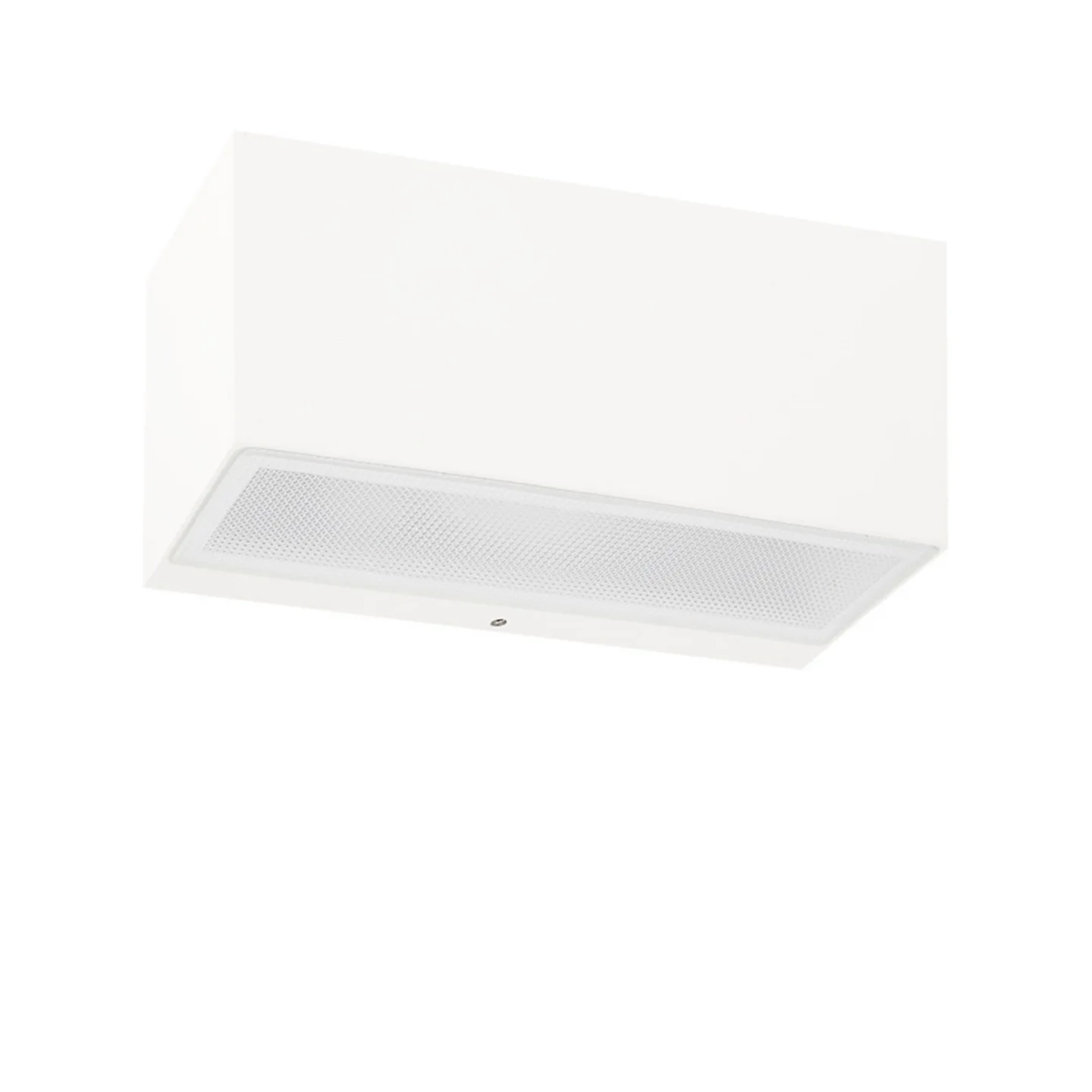Asker stor utendørs LED-vegglampe, 8,4 W, hvit – Norlys - Terrasse - Aluminium