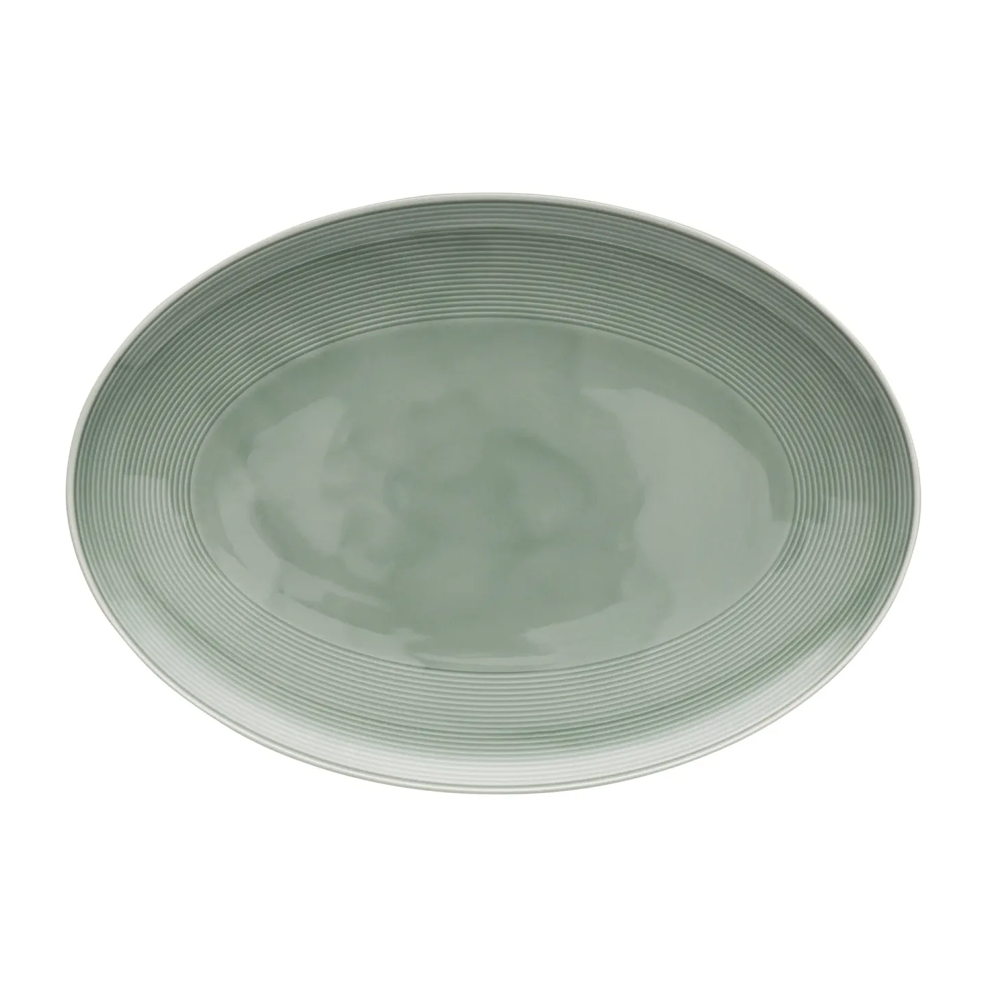 Rosenthal Loft Servierteller oval moss green 24 x 34cm