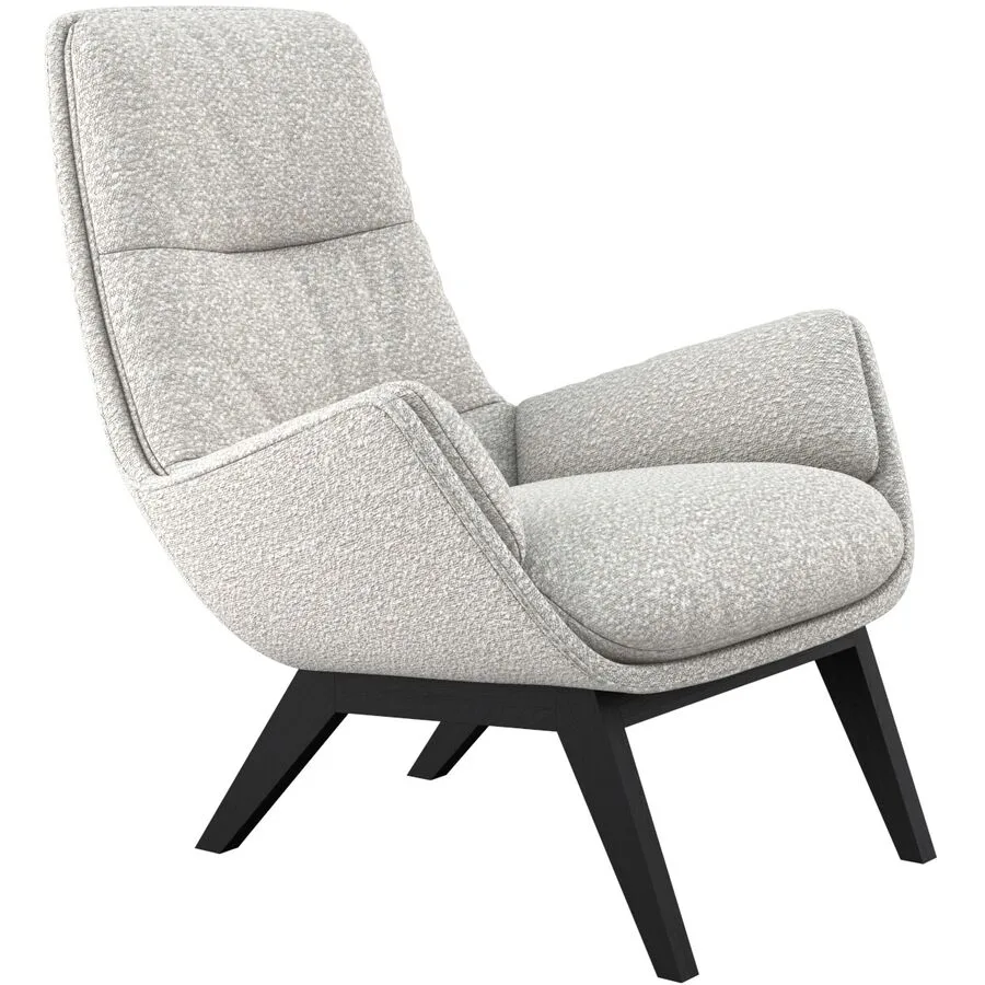 Sessel Halani offwhite , Mischgewebe, Birke, Stoff B 93 T 84 H 95 cm
