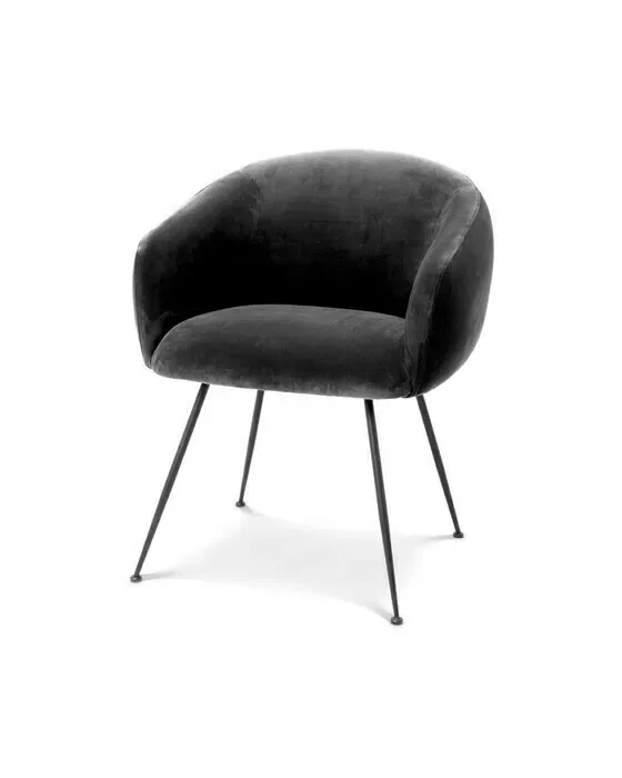 Elbury Dining Chair Savona Dark Grey