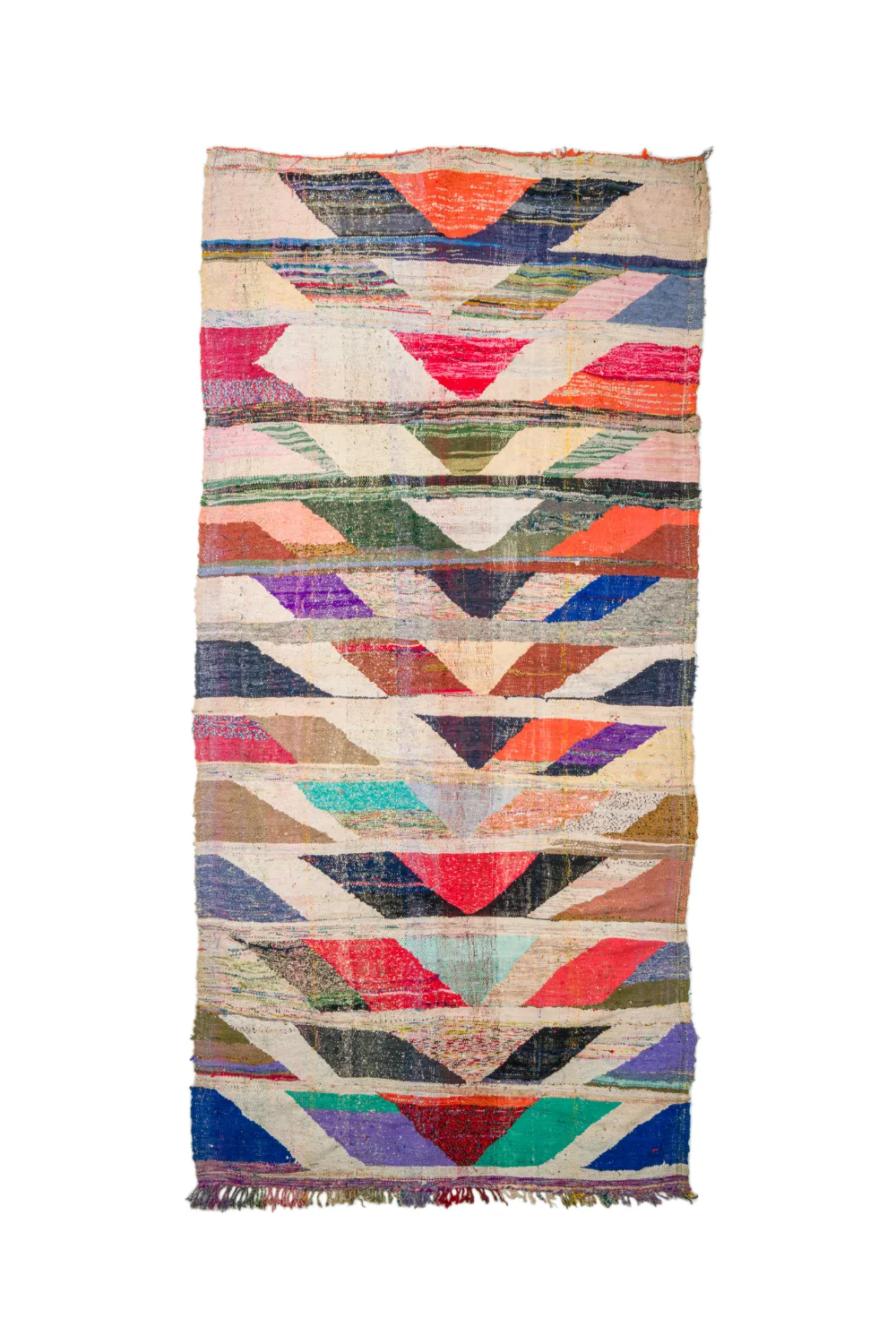 Marokkansk Boucherouite-teppe 165 x 350 cm (Størrelse: 165 x 350 cm)
