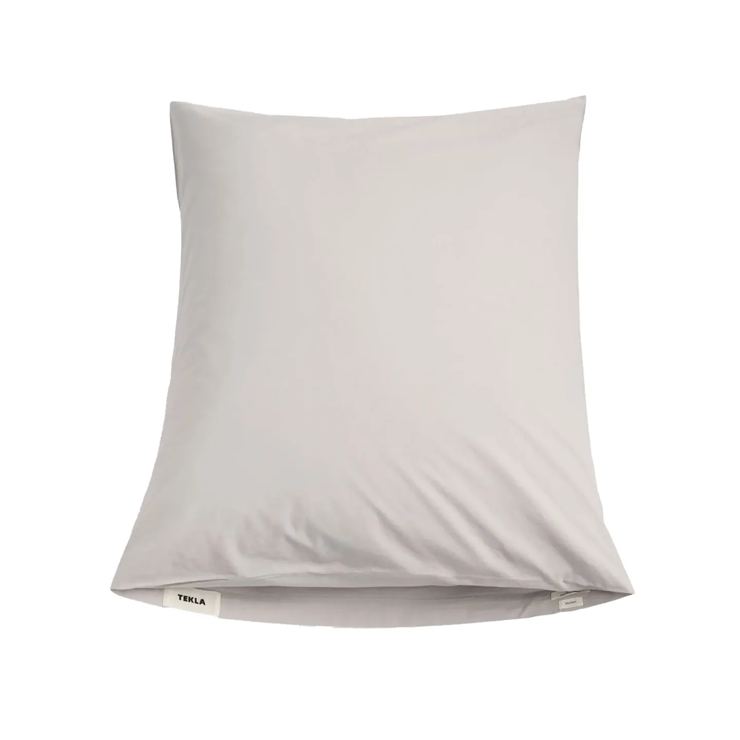 Tekla - Percale Solid Soft Grey örngott 50 x 60 cm - Örngott
