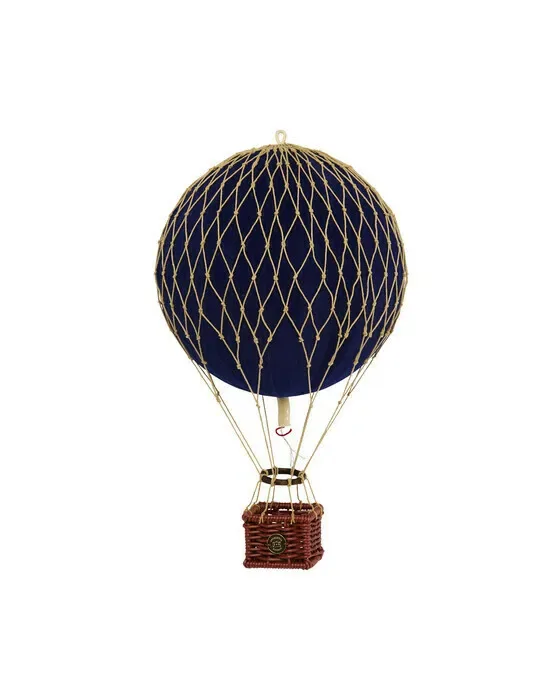 Travels Light Hot Air Balloon Velvet Blue