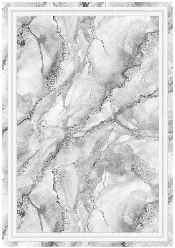 Wilton-teppe - Attika (grå/hvit) (Størrelse: 160 x 230 cm)
