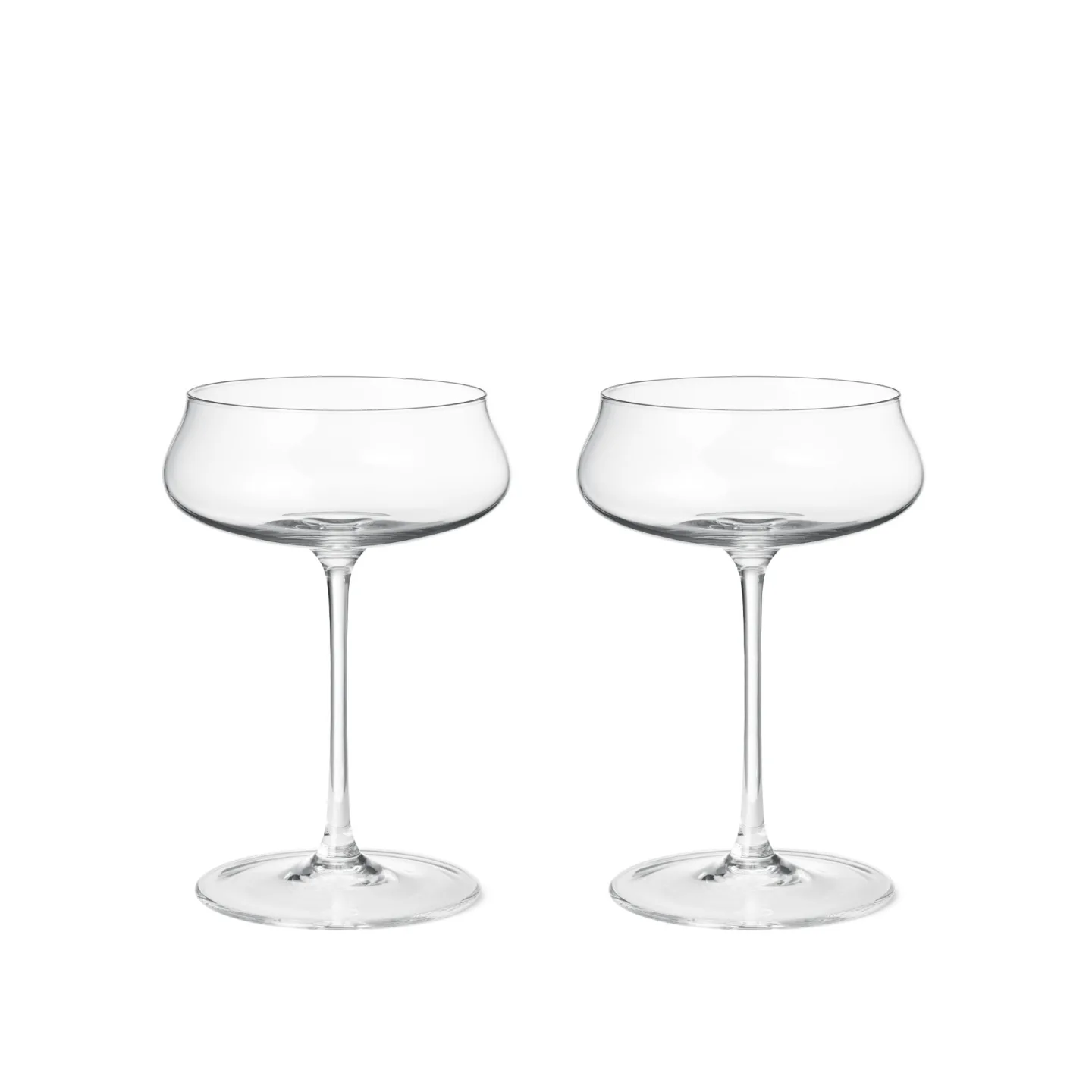 Georg Jensen - Sky Coupe Cocktail Glass 2Pcs - Drinkglas - Aurélien Barbry - Transparent - Metall