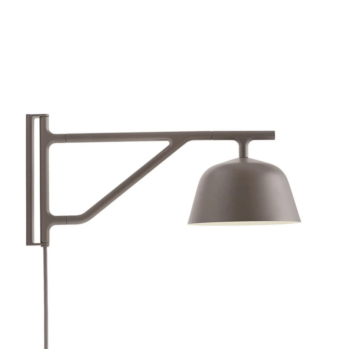 Ambit Vegglampe Taupe - Muuto - Stue - Aluminium