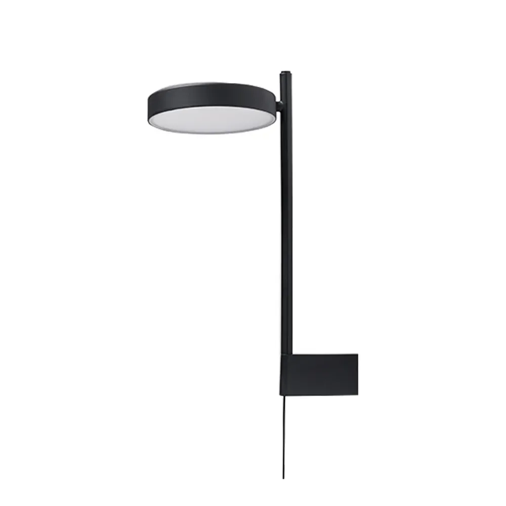 Wastberg+ w182 Pastille br2 vägglampa graphite black, lång arm