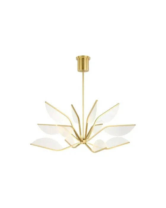 Belterra 38 Chandelier Natural Brass
