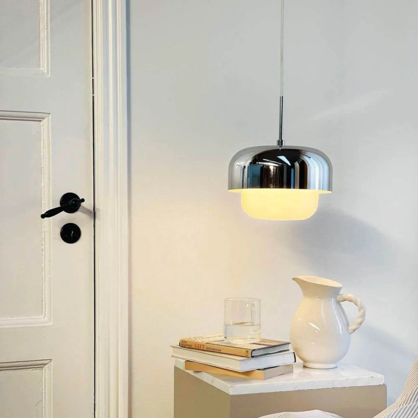 Haipot Pendelleuchte Chrom - DybergLarsen Dyberg Larsen - Wohnzimmer - Skandinavisch - Metall - Einflammig