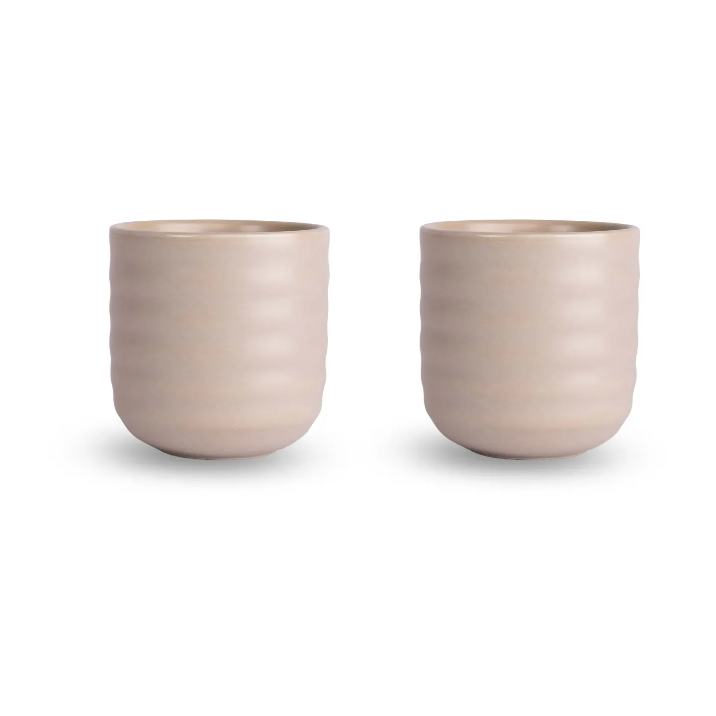 Sagaform Ellen Tasse 2er Pack 18cl Cremefarben