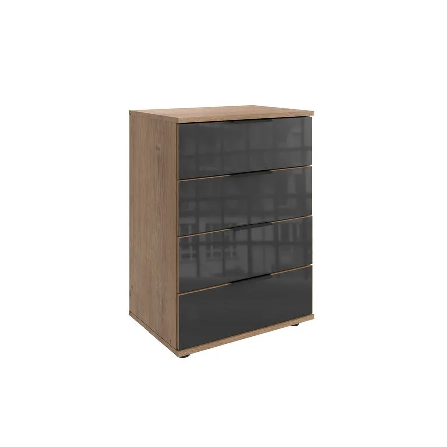 Nachttisch Metac Plankeneiche Holzwerkstoff B 52 H 74 cm