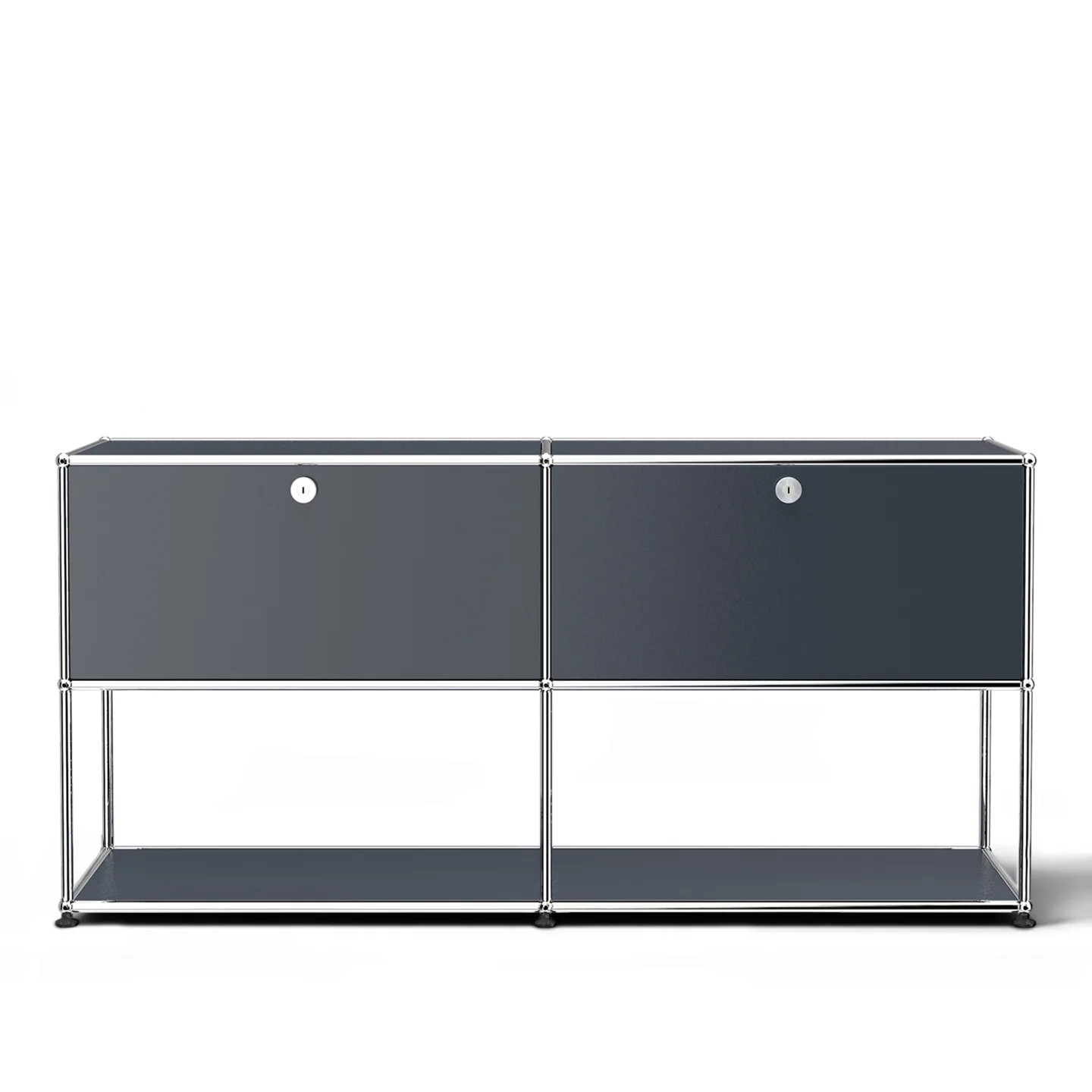 USM - USM Haller 40 Sideboard Anthracite - Skänkar och sideboards - Fritz Haller & Paul Schärer - Grå - Metall