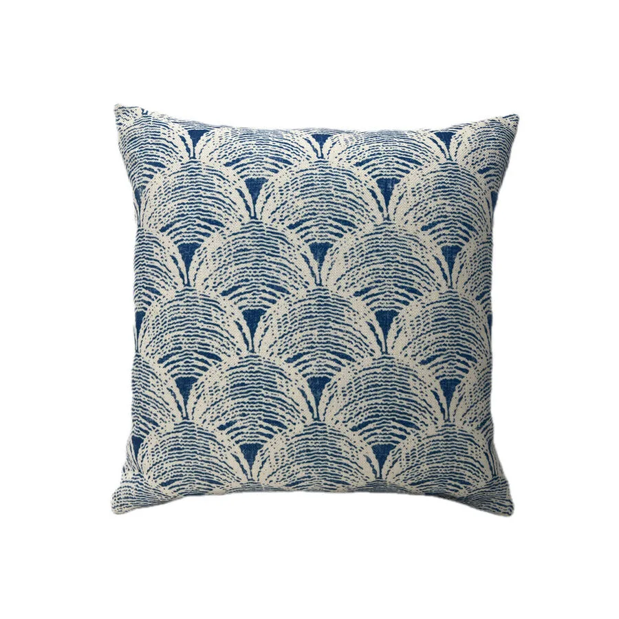 Zierkissen Fiona blau Polyester B 45 T 45 cm